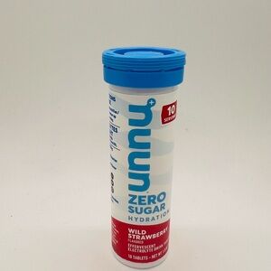 NWT nuun Wild Strawberry Hydration Tablets, 10 tablets